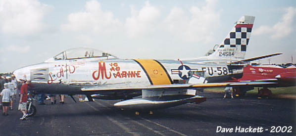 North American F-86 Sabre/52-4986