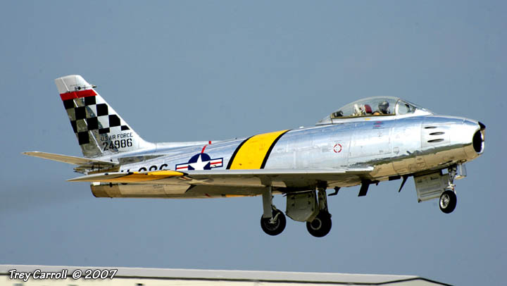 North American F-86 Sabre/52-4986