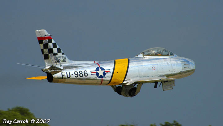 North American F-86 Sabre/52-4986