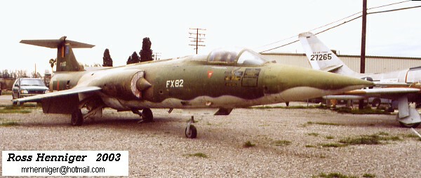 Lockheed F-104 Starfighter FX82