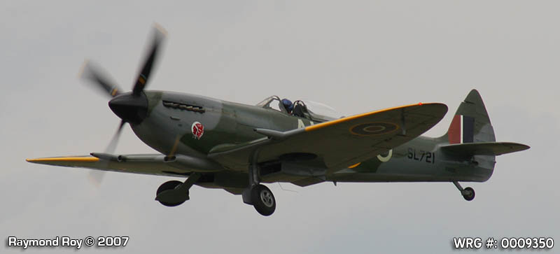 Supermarine Spitfire SL721 WRG#: 0009350