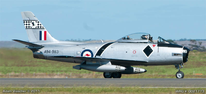 CAC CA-27 SABRE A94-983 WRG# 0021773