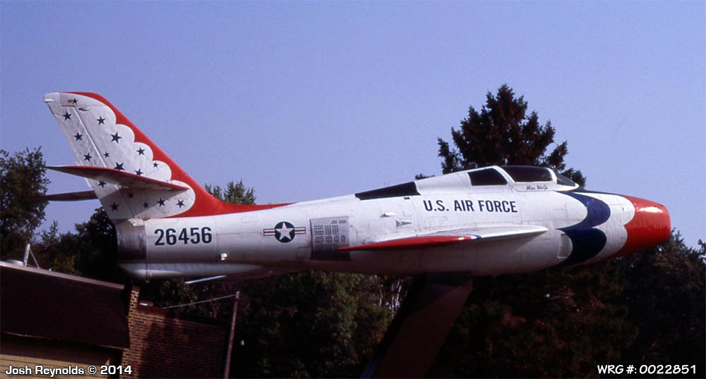 F-84 Thunderstreak 52-6456 WRG#: 0022851